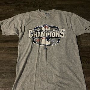 Reebok 2004 New England Patriots Conference Champions Tee